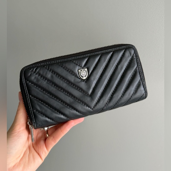 Antonio Biacci Handbags - Black leather wallet Antonio Biacci